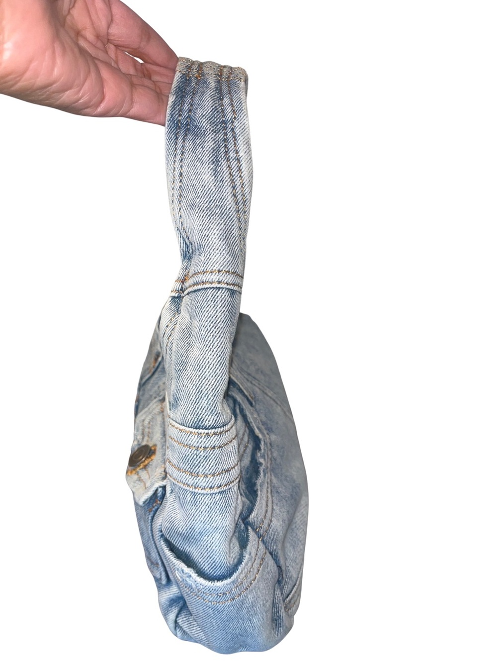 ZARA Small limited Edition Denim Bag - Picture 6 of 10